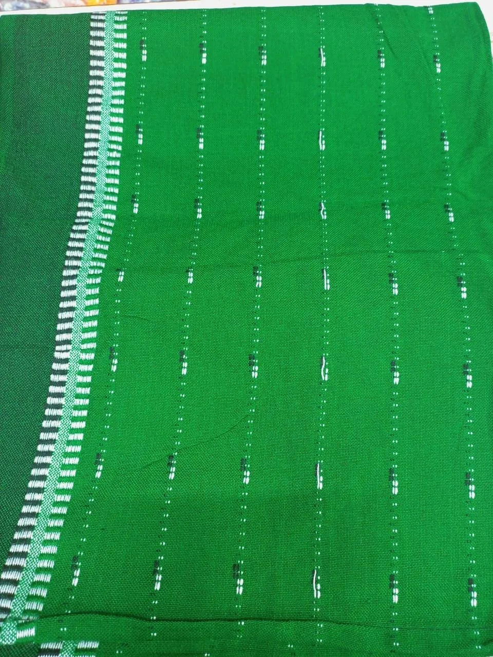Authentic Maasai Shuka Blanket - Traditional African Tribal Wrap, green Plaid Safari Blanket for Home Décor or Outdoor Adventures