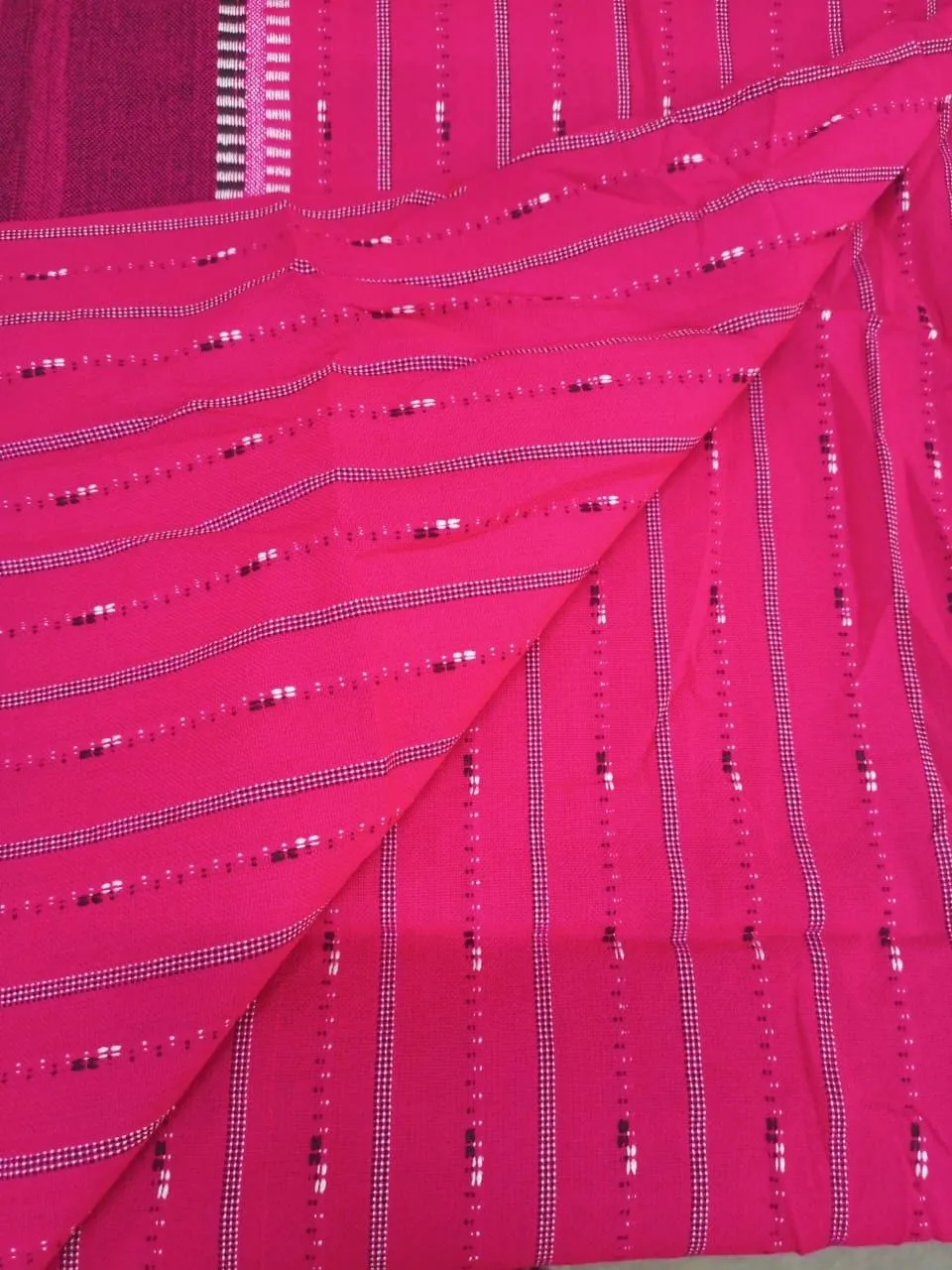 Authentic Maasai Shuka Blanket - Traditional African Tribal Wrap, pink  and white  Safari Blanket for Home Décor or Outdoor Adventures