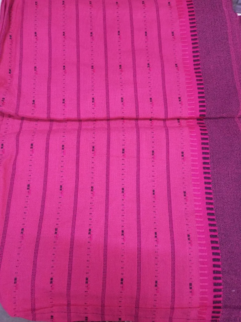 Authentic Maasai Shuka Blanket - Traditional African Tribal Wrap, pink  and white  Safari Blanket for Home Décor or Outdoor Adventures