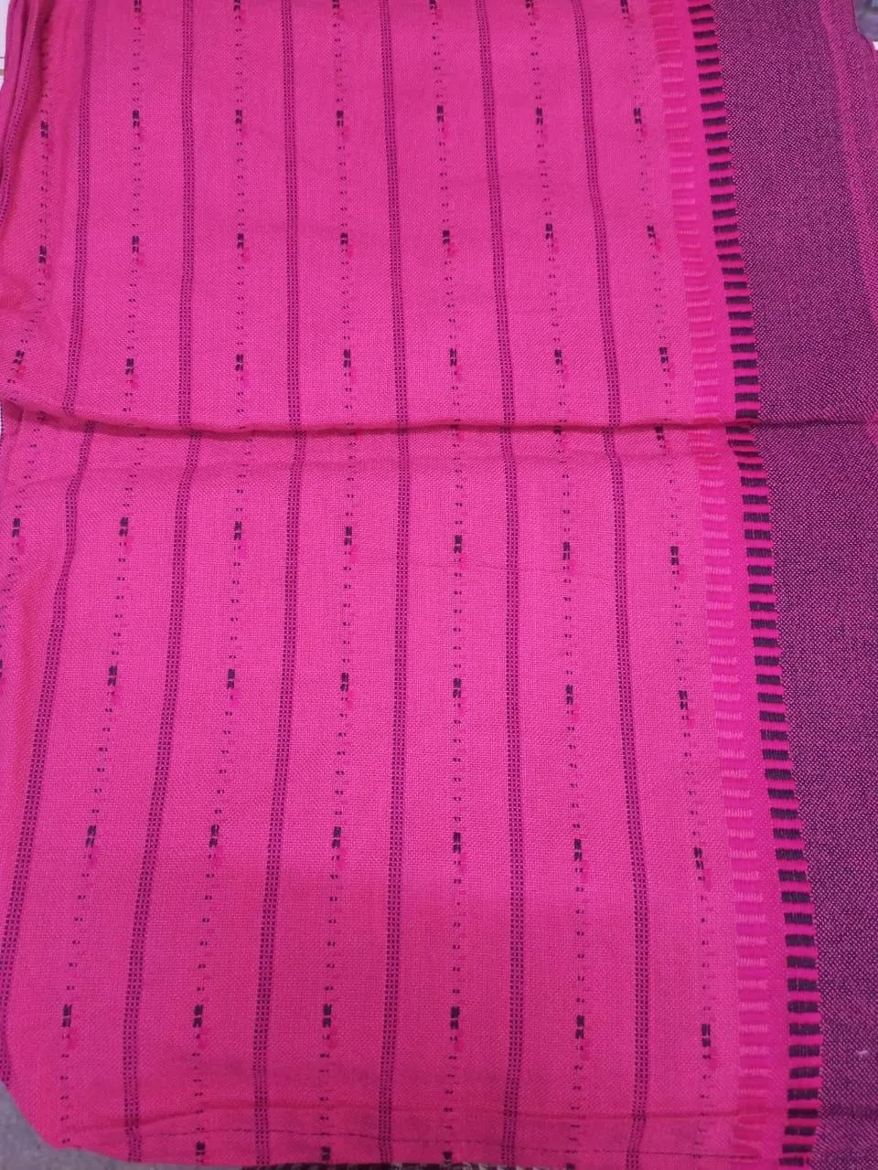 Authentic Maasai Shuka Blanket - Traditional African Tribal Wrap, pink  and white  Safari Blanket for Home Décor or Outdoor Adventures
