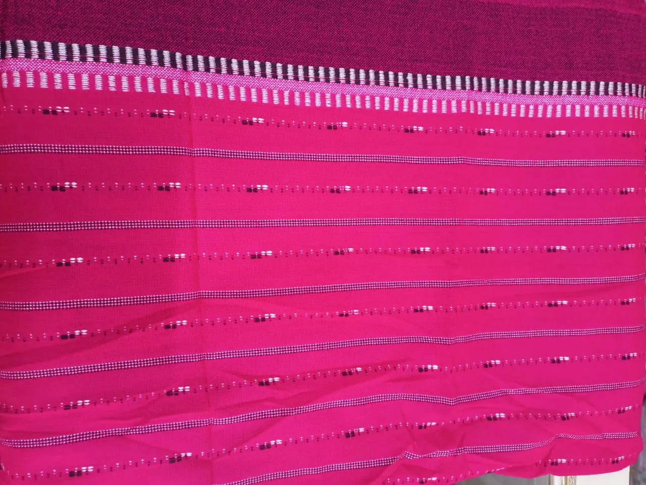 Authentic Maasai Shuka Blanket - Traditional African Tribal Wrap, pink  and white  Safari Blanket for Home Décor or Outdoor Adventures