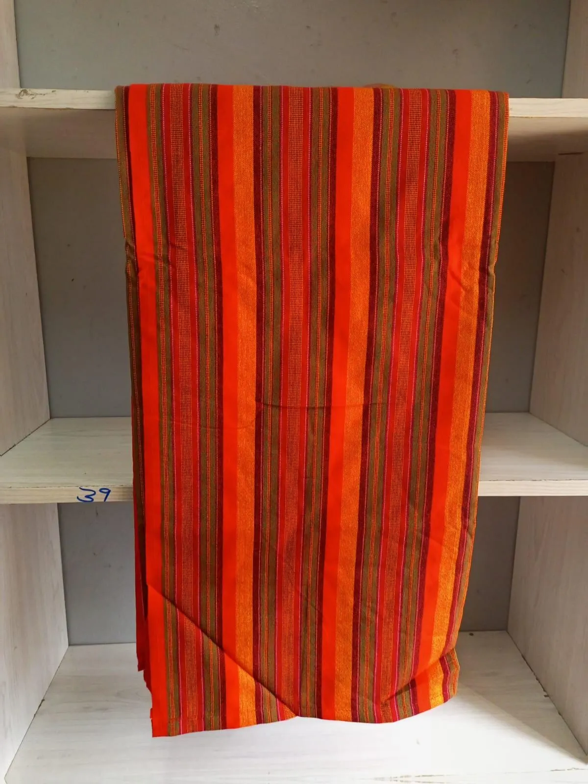Authentic Maasai Shuka Blanket - Traditional African Tribal Wrap, Red Plaid Safari Blanket for Home Décor or Outdoor Adventures