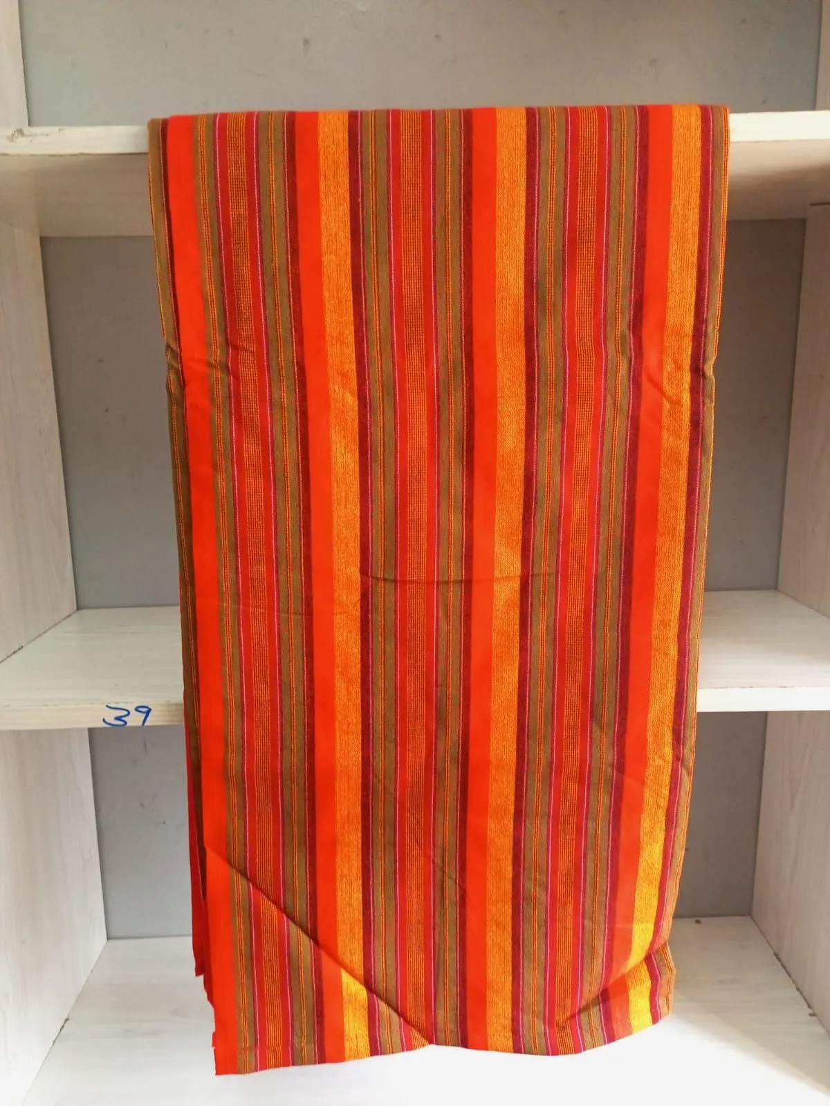 Authentic Maasai Shuka Blanket - Traditional African Tribal Wrap, Red Plaid Safari Blanket for Home Décor or Outdoor Adventures