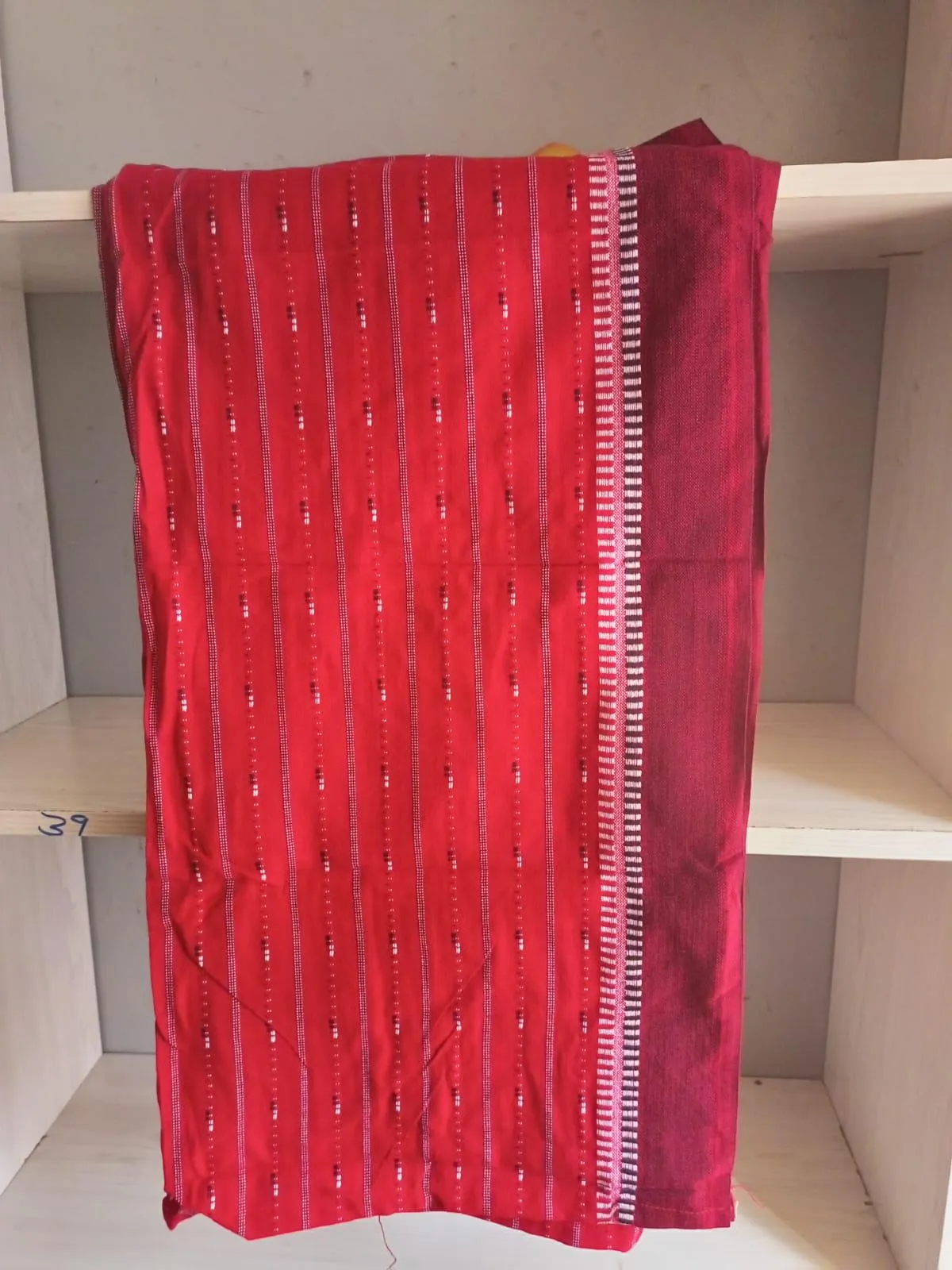 Authentic Maasai Shuka Blanket - Traditional African Tribal Wrap, Red Plaid Safari Blanket for Home Décor or Outdoor Adventures