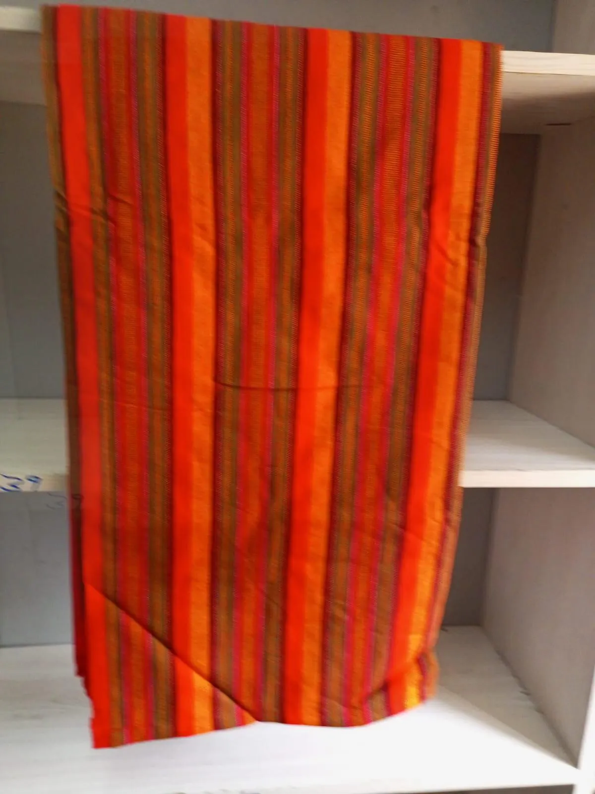 Authentic Maasai Shuka Blanket - Traditional African Tribal Wrap, Red Plaid Safari Blanket for Home Décor or Outdoor Adventures