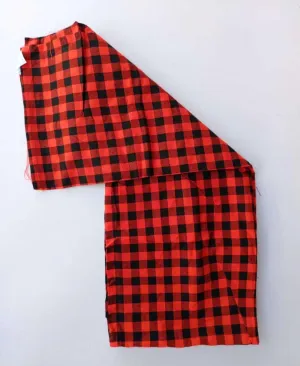 Authentic Maasai Shuka Blanket - Traditional African Tribal Wrap, Red Plaid Safari Blanket for Home Décor or Outdoor Adventures