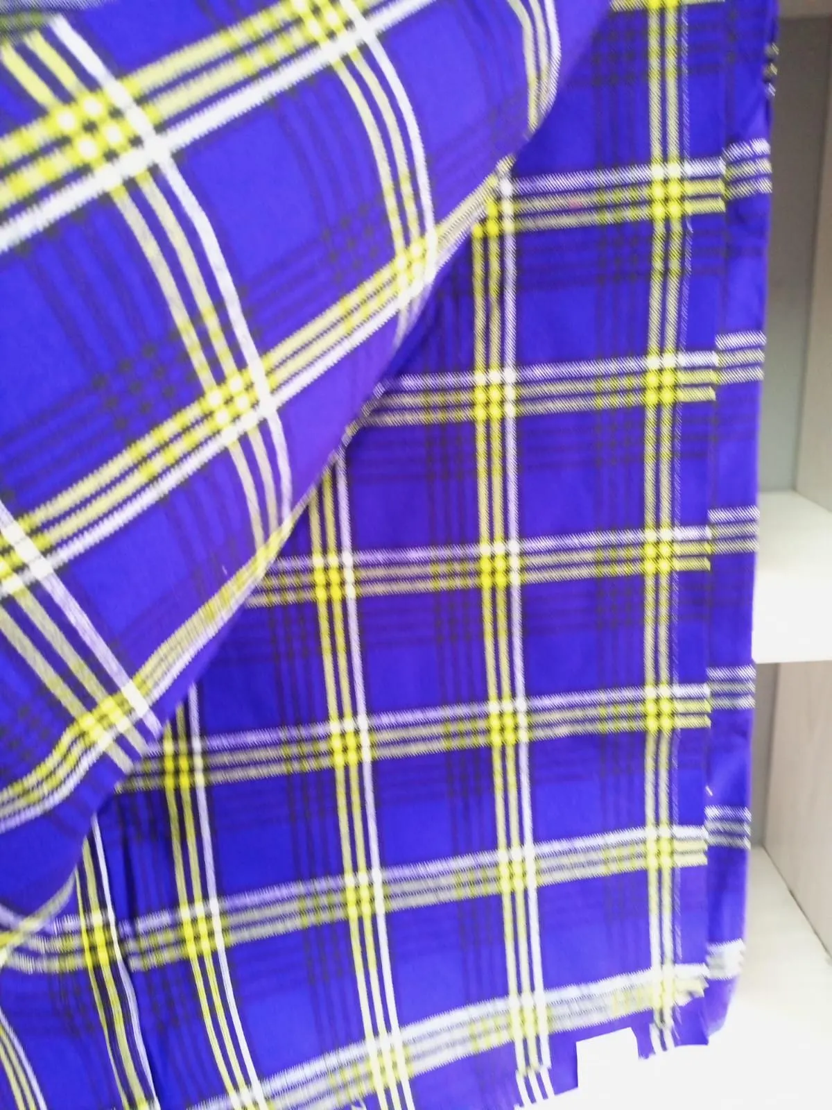 Authentic Maasai Shuka Blanket - Traditional African Tribal Wrap, Red Plaid Safari Blanket for Home Décor or Outdoor Adventures