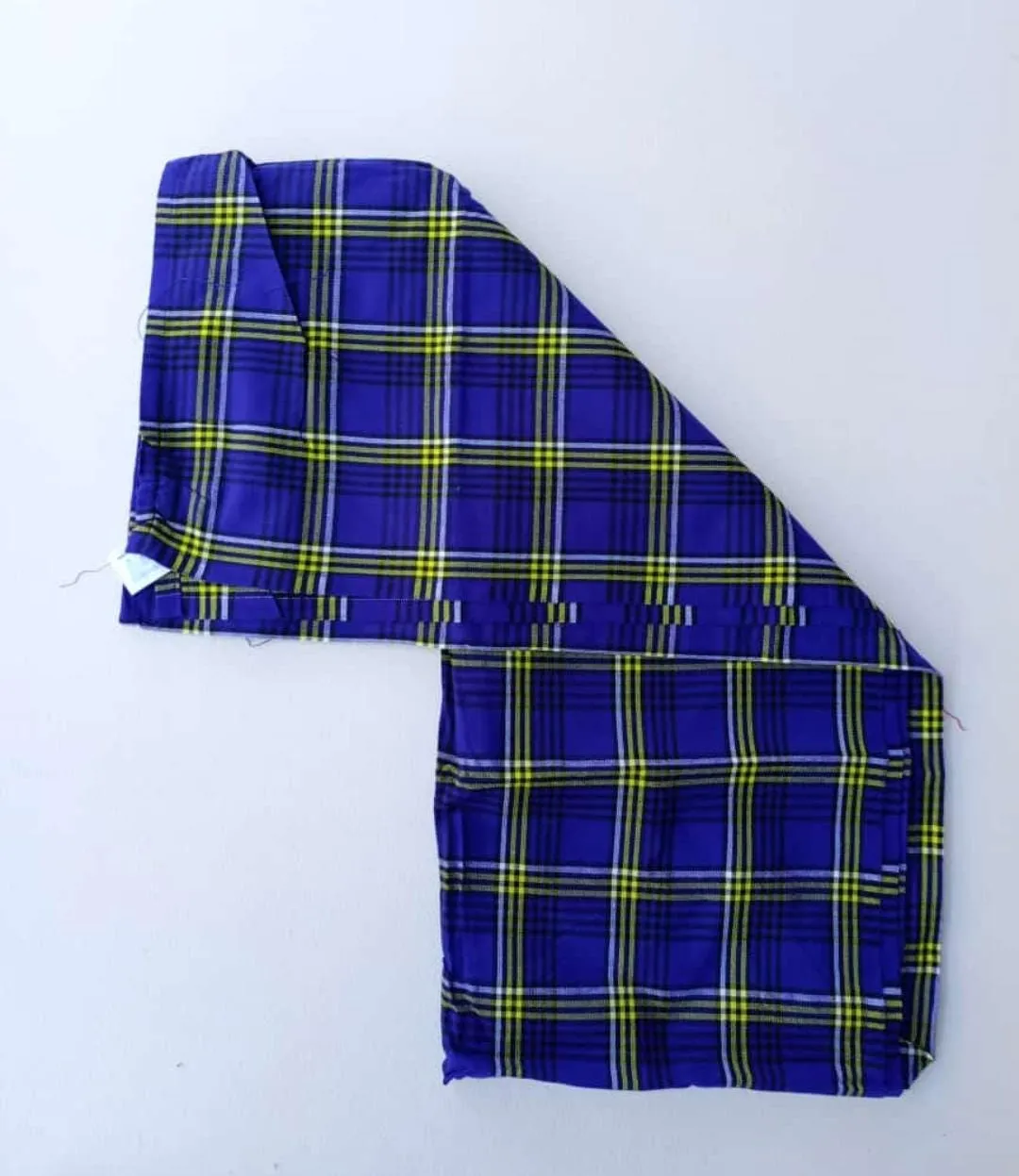 Authentic Maasai Shuka Blanket - Traditional African Tribal Wrap, Red Plaid Safari Blanket for Home Décor or Outdoor Adventures