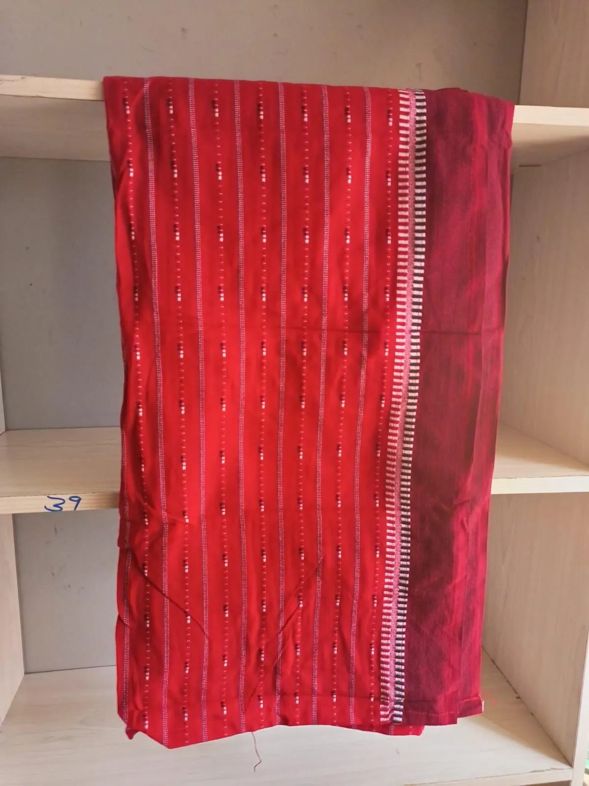 Authentic Maasai Shuka Blanket - Traditional African Tribal Wrap, Red Plaid Safari Blanket for Home Décor or Outdoor Adventures