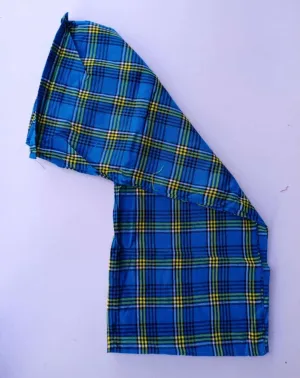 Authentic Maasai Shuka Blanket - Traditional African Tribal Wrap, Red Plaid Safari Blanket for Home Décor or Outdoor Adventures
