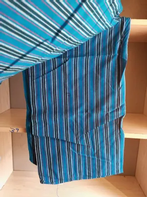 Authentic Maasai Shuka Blanket - Traditional African Tribal Wrap, Red Plaid Safari Blanket for Home Décor or Outdoor Adventures