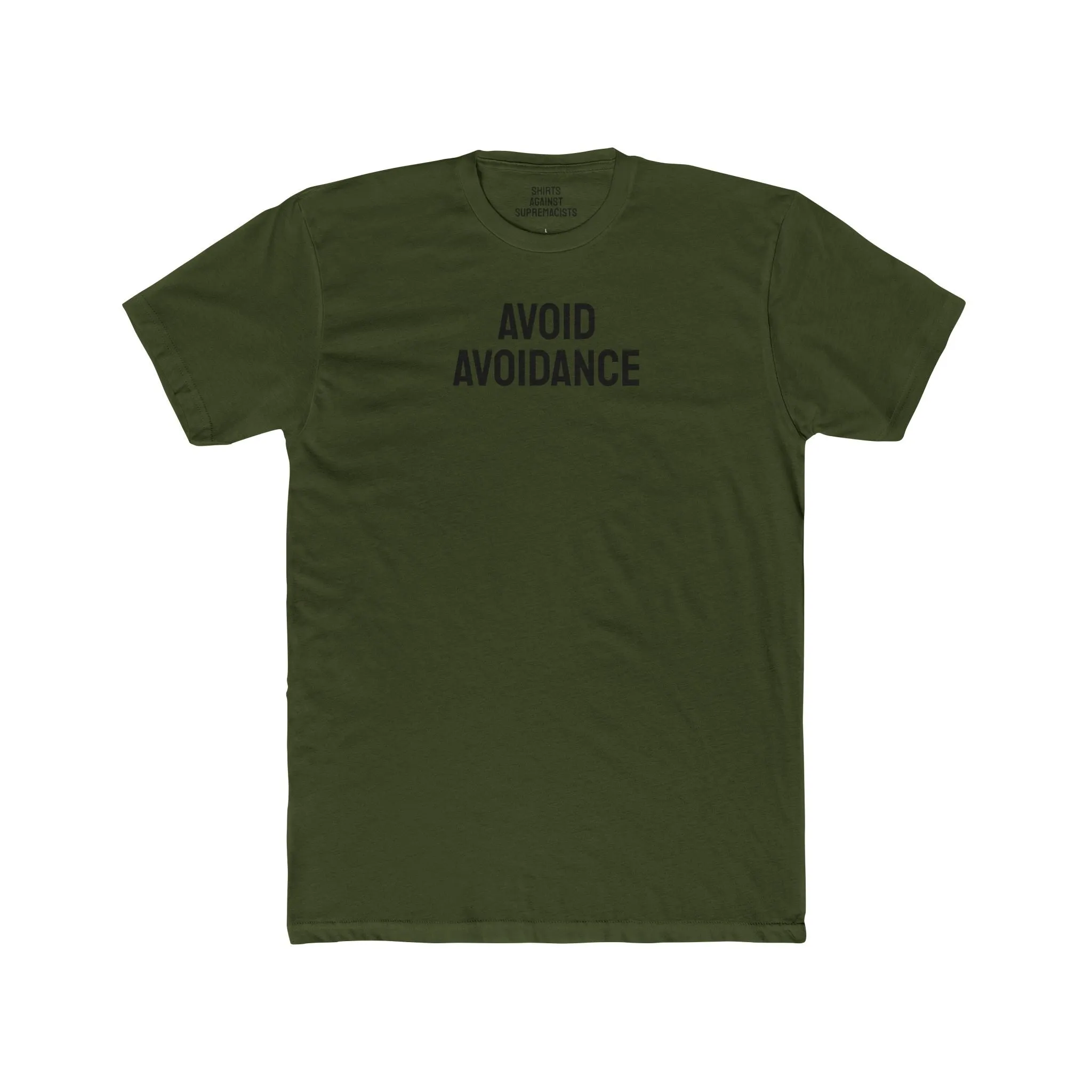 Avoid Avoidance - Unisex Cotton Crew Tee