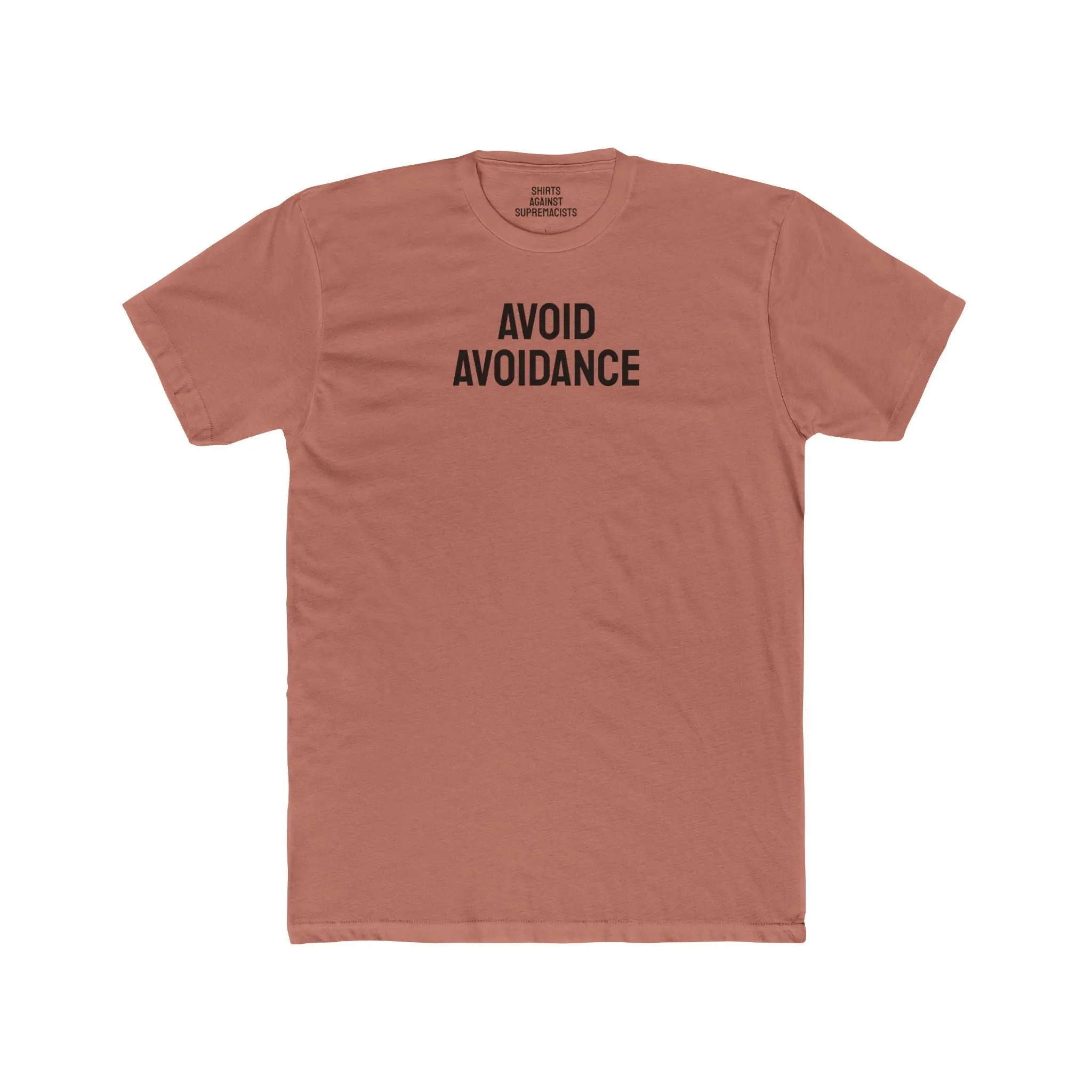 Avoid Avoidance - Unisex Cotton Crew Tee