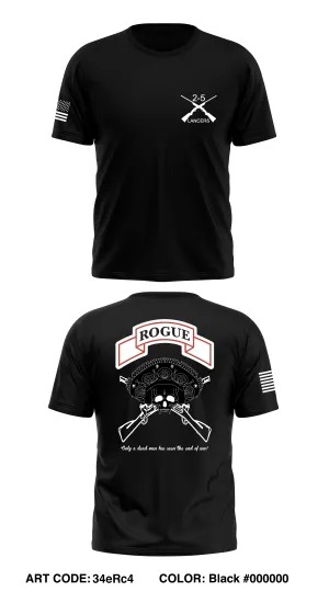 B Co 2-5 CAV Lancers Store 1 Core Men's SS Performance Tee - 34eRc4