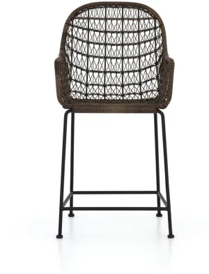 BANDERA OUTDOOR COUNTER STOOL, DISTRESSED GREY