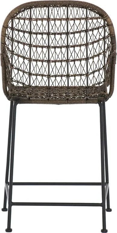 BANDERA OUTDOOR COUNTER STOOL, DISTRESSED GREY