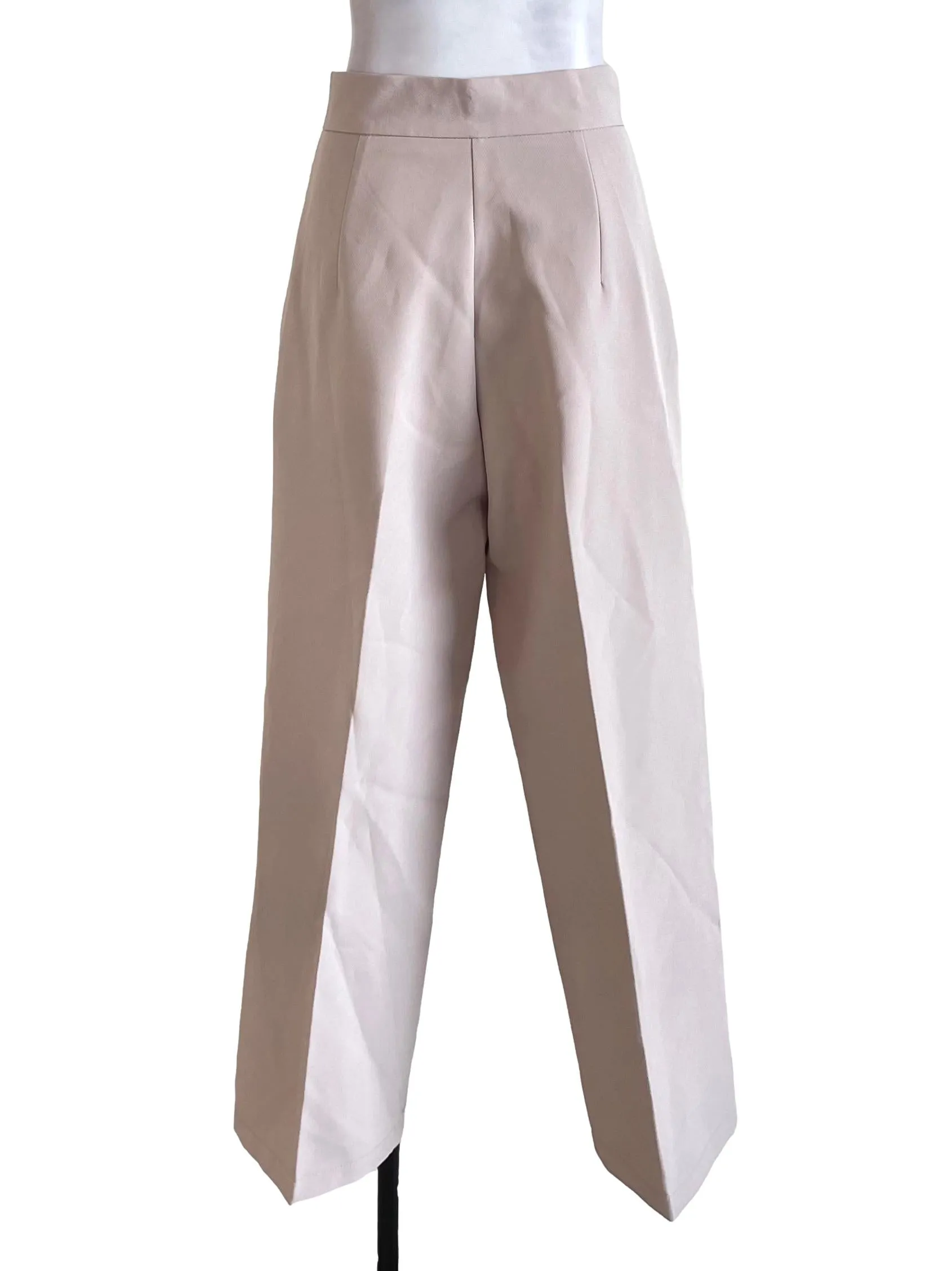 Beige Formal Pants