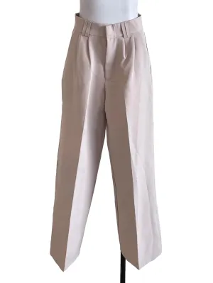 Beige Formal Pants