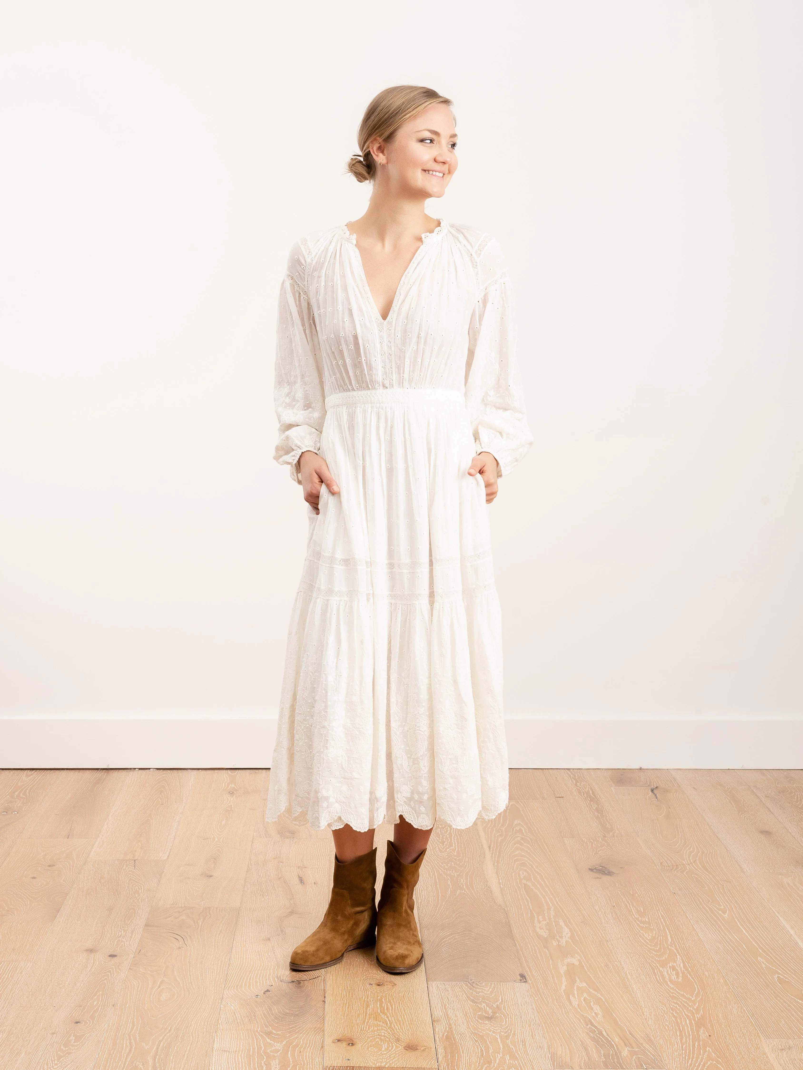 bettina dress - blanc