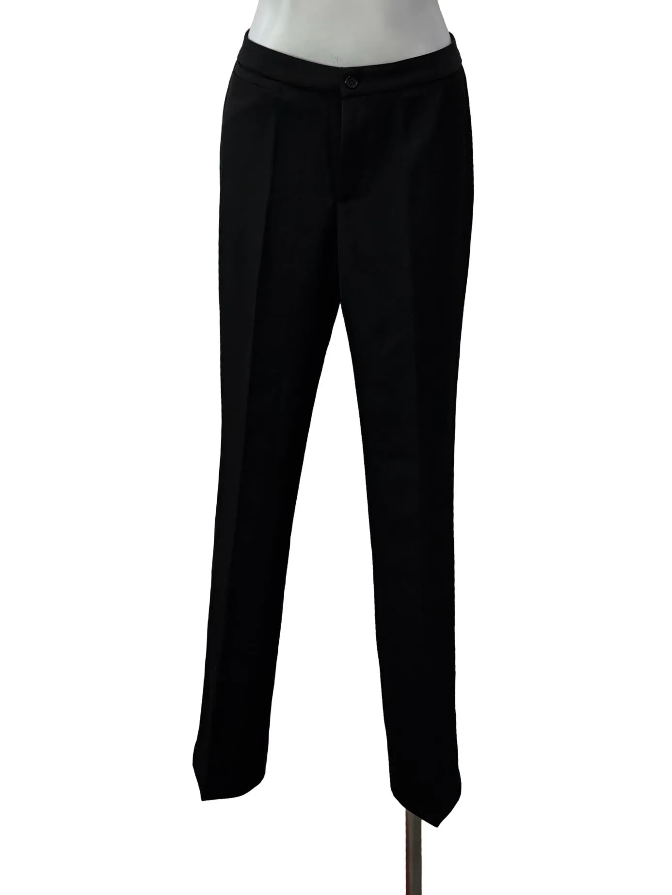 Black Button Trousers