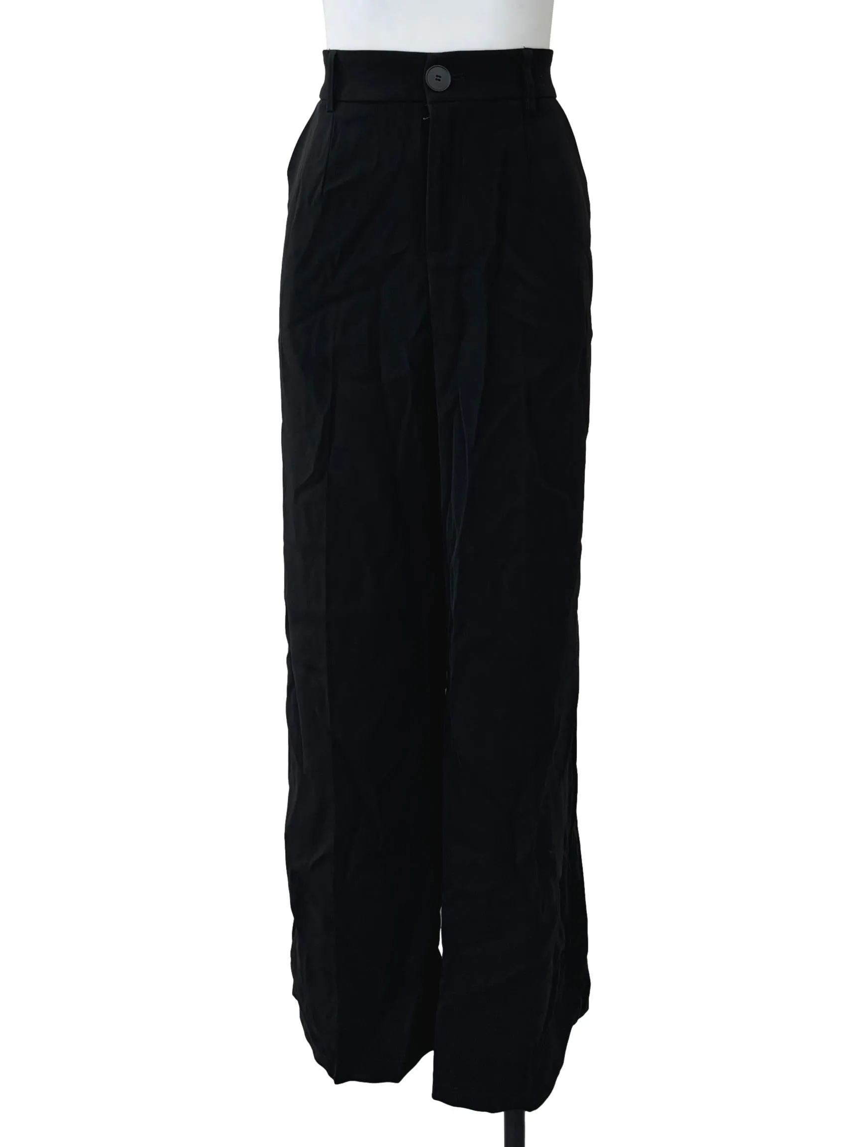 Black Long Straight Pants