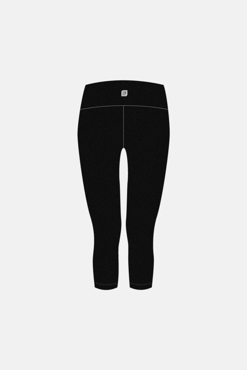 Black Mystique 7/8 Length Tights