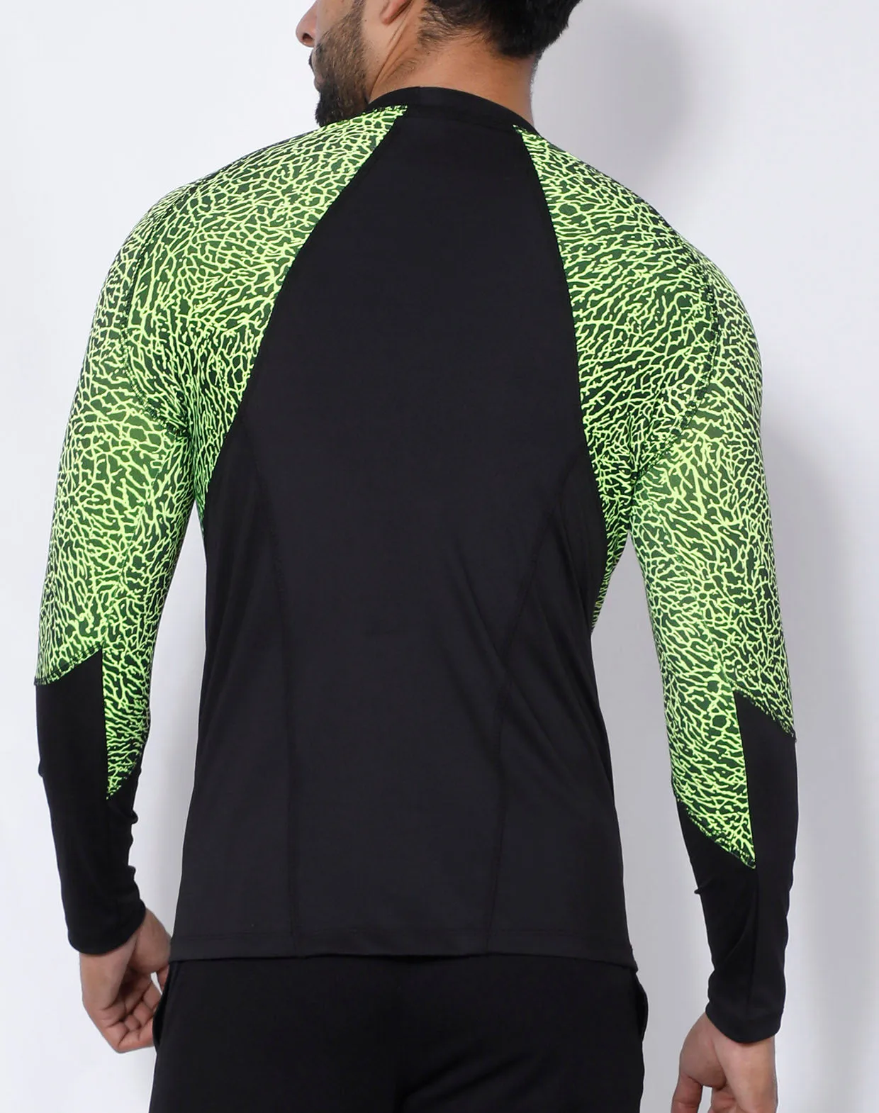 Black Neon Full Sleeve Compression