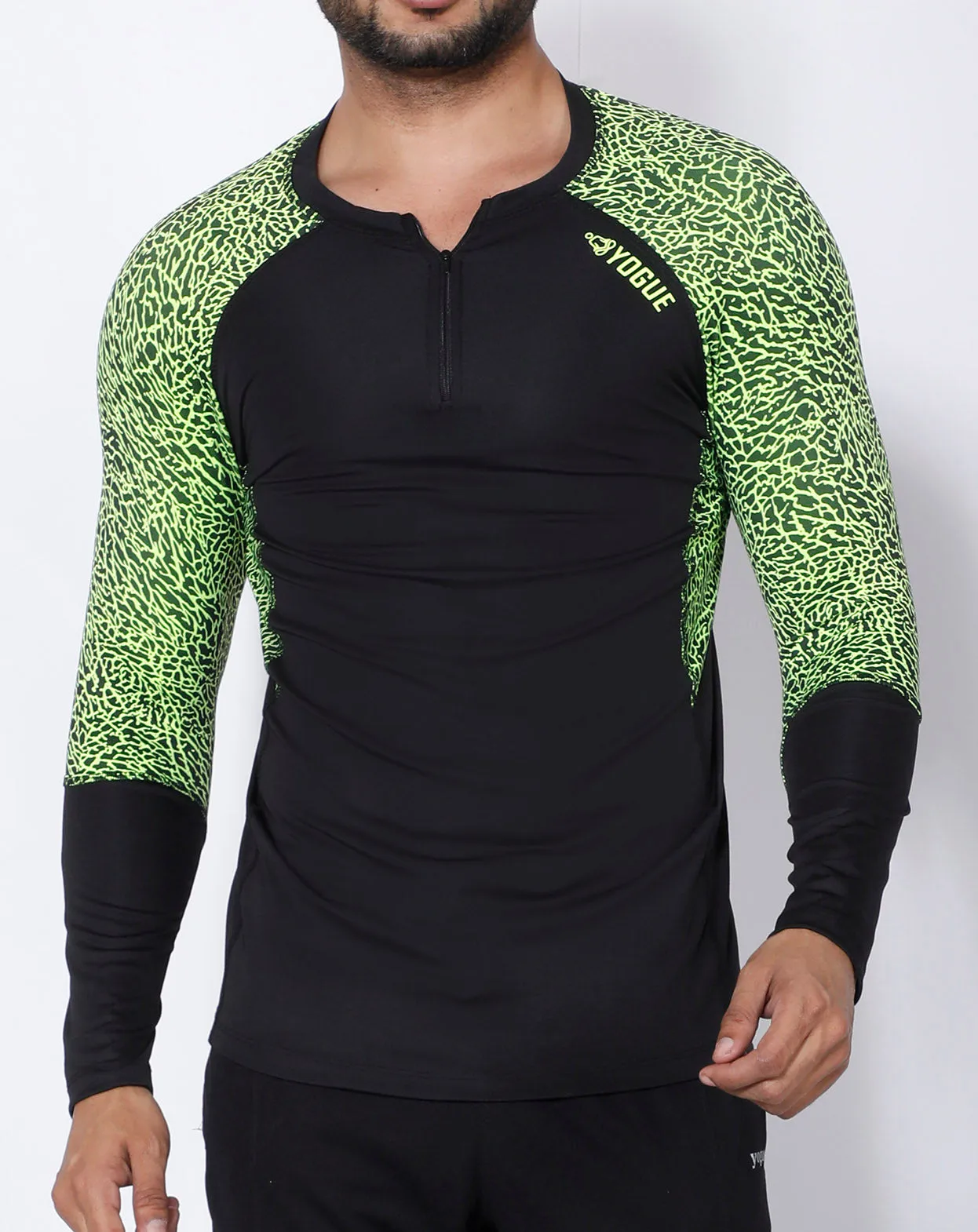 Black Neon Full Sleeve Compression