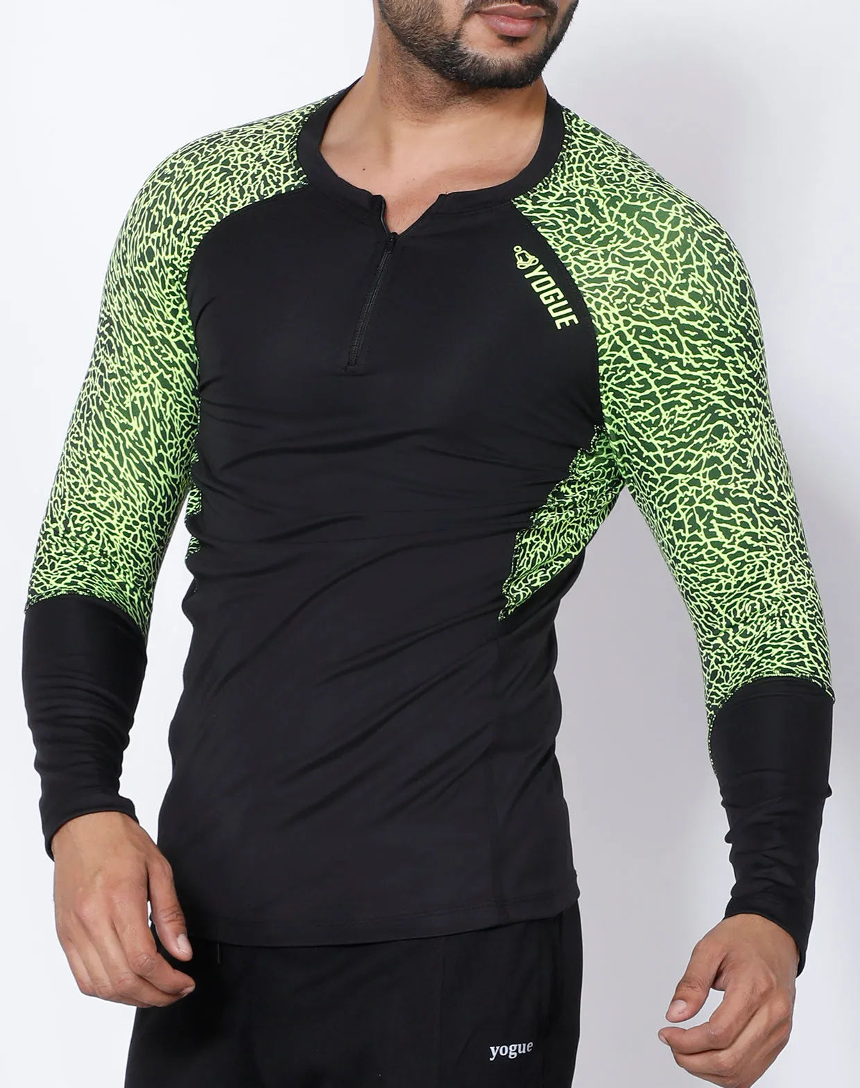 Black Neon Full Sleeve Compression