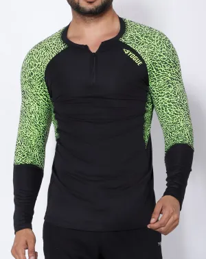 Black Neon Full Sleeve Compression