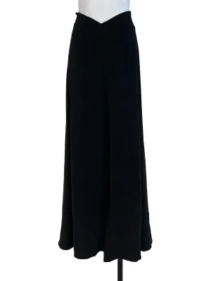 Black Plain Long Pants