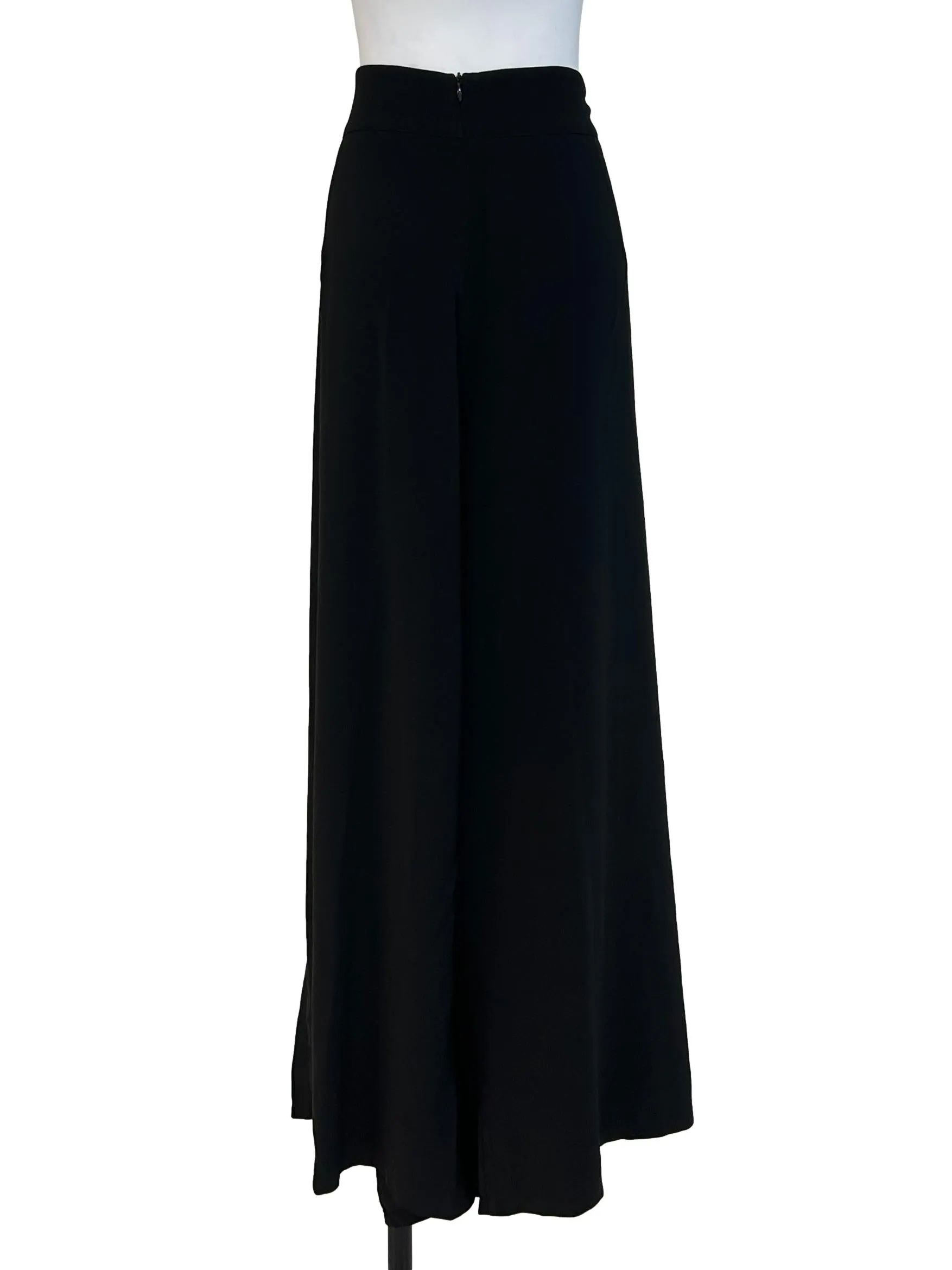 Black Plain Long Pants