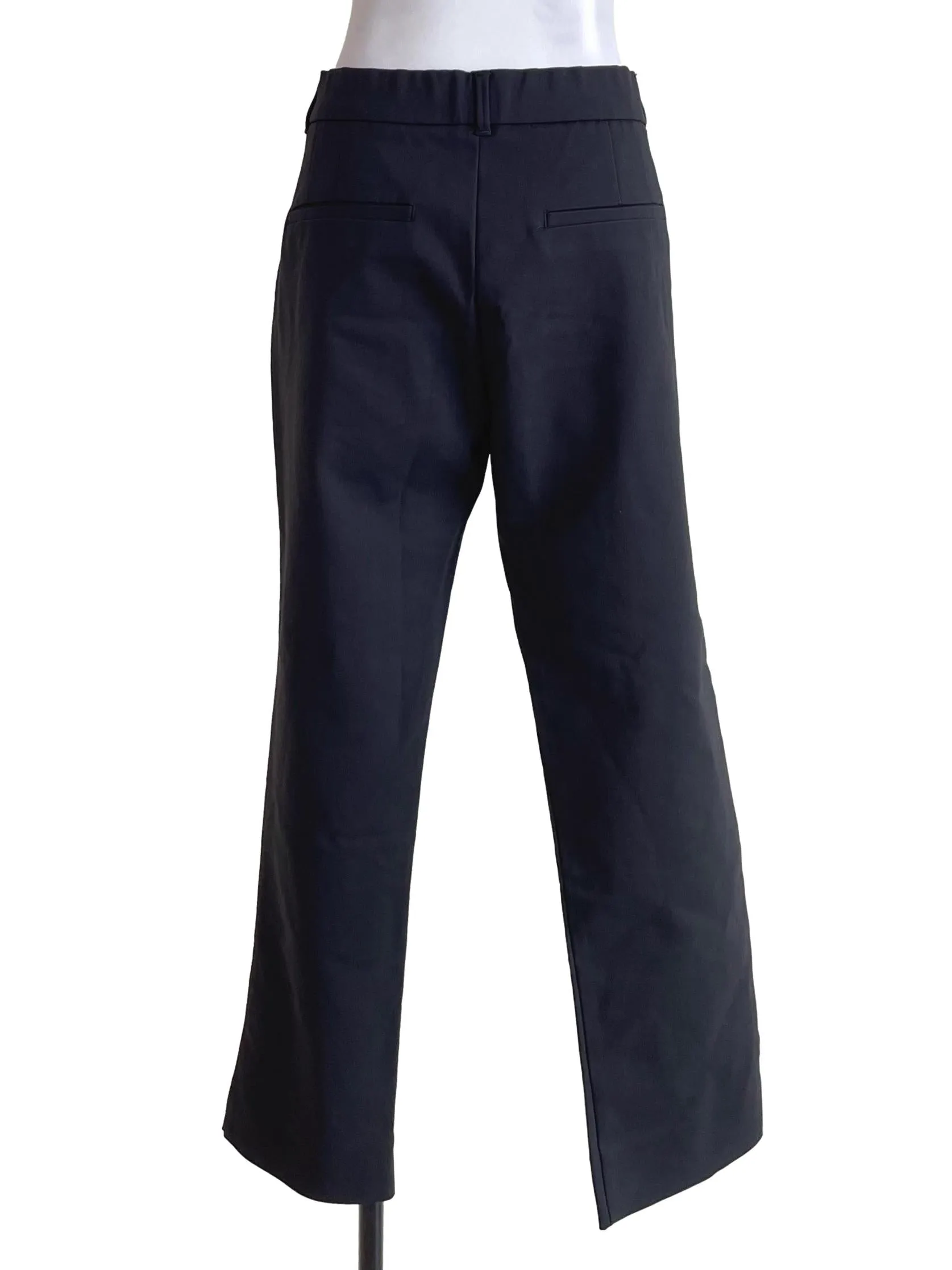 Black Side Slit Trousers