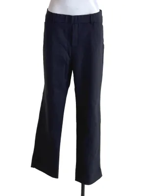 Black Side Slit Trousers