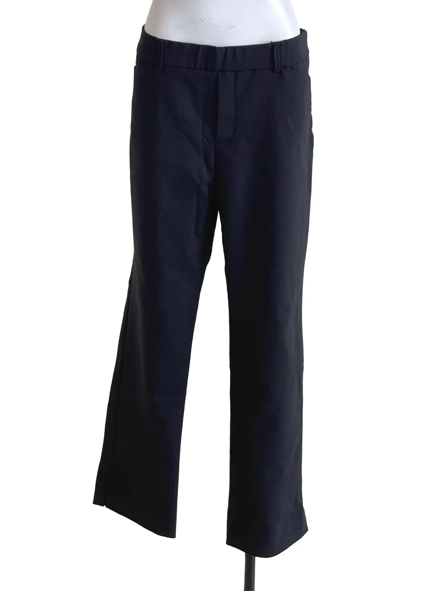 Black Side Slit Trousers