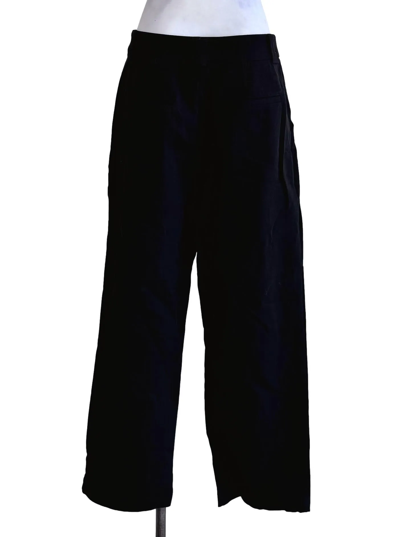 Black Straight Pants