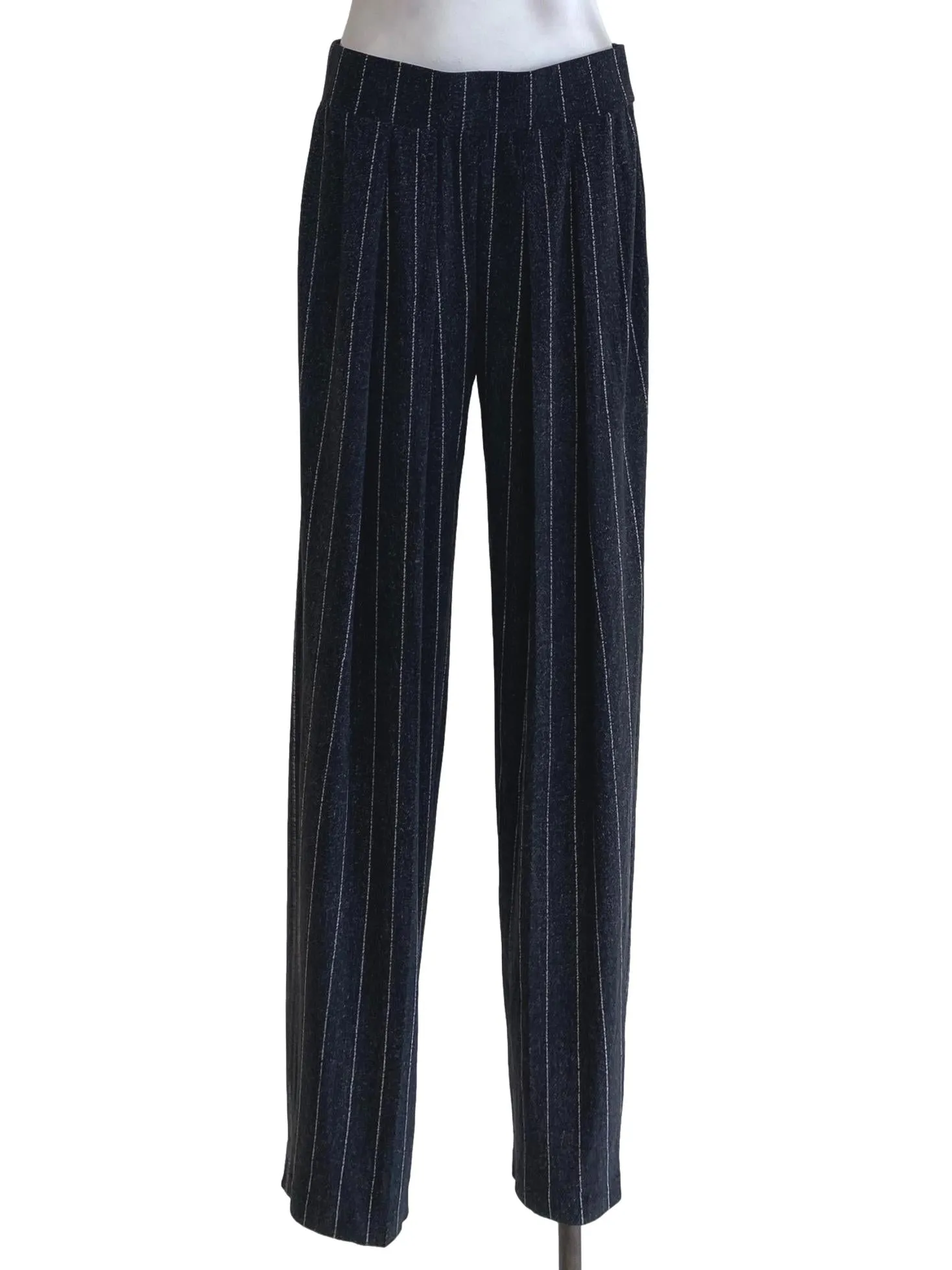 Black Striped Pants