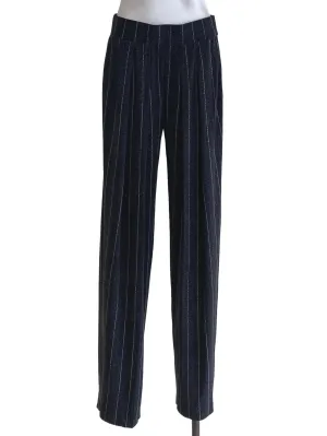 Black Striped Pants