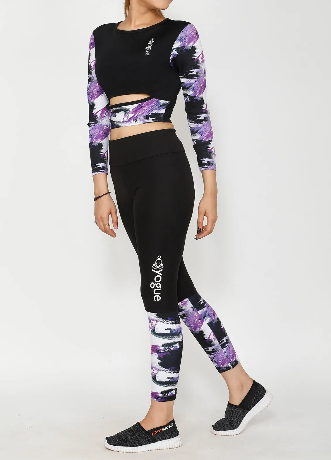 Blackcurrant 2Tone Tights