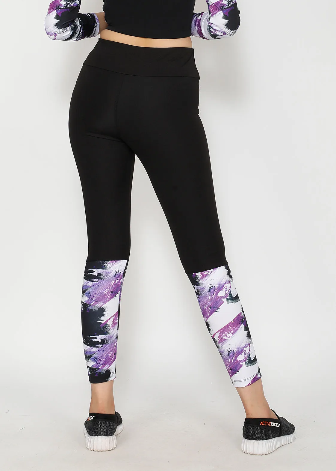 Blackcurrant 2Tone Tights