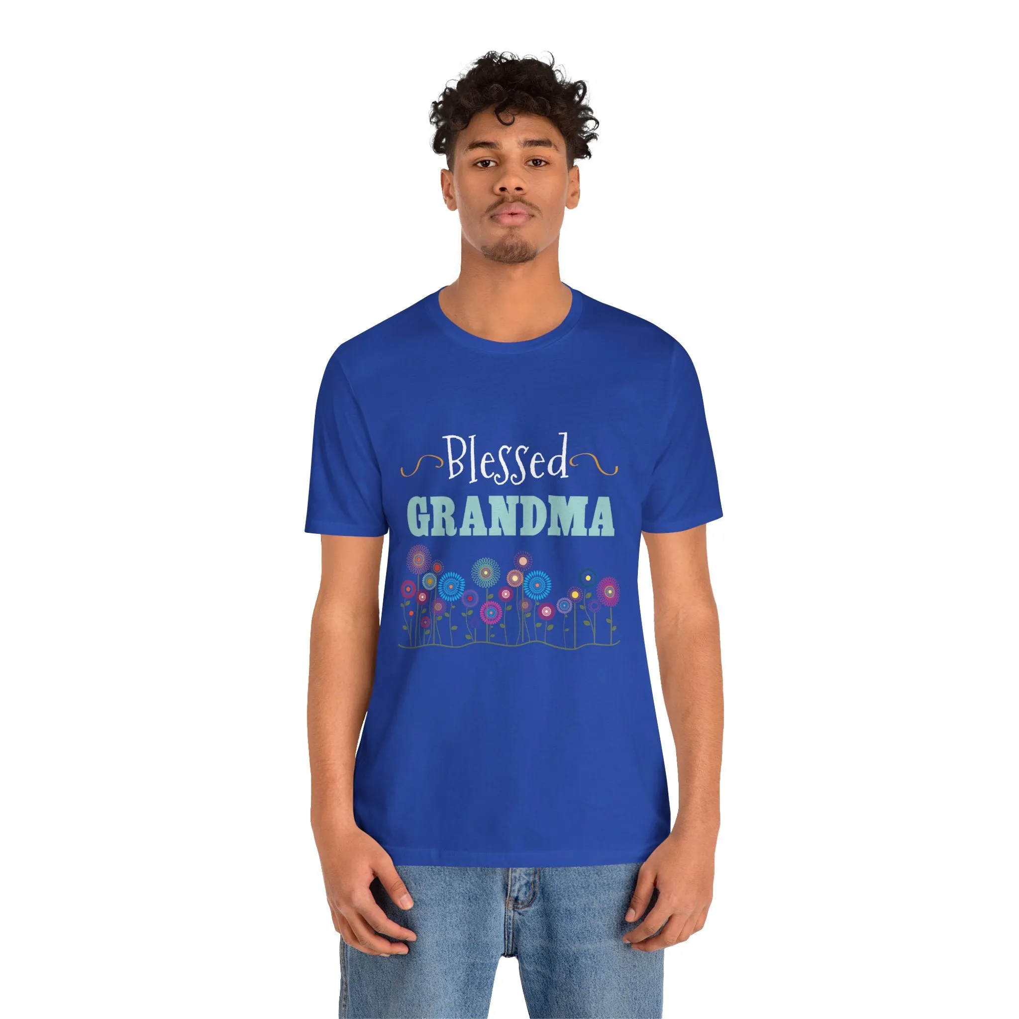 BLESSED GRANDMA - Jersey Tee - 10 COLORS - Sizes to 3 XL