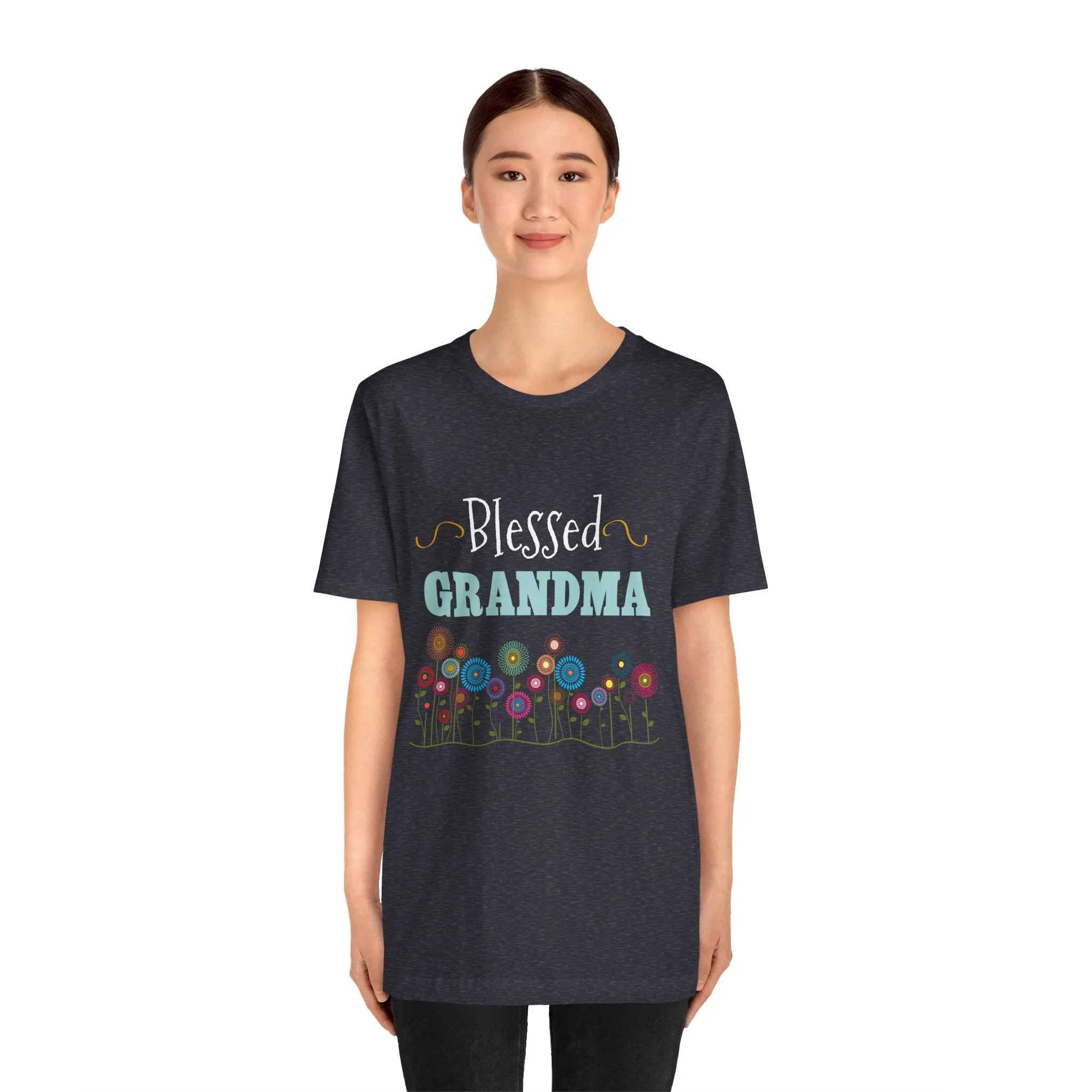 BLESSED GRANDMA - Jersey Tee - 10 COLORS - Sizes to 3 XL