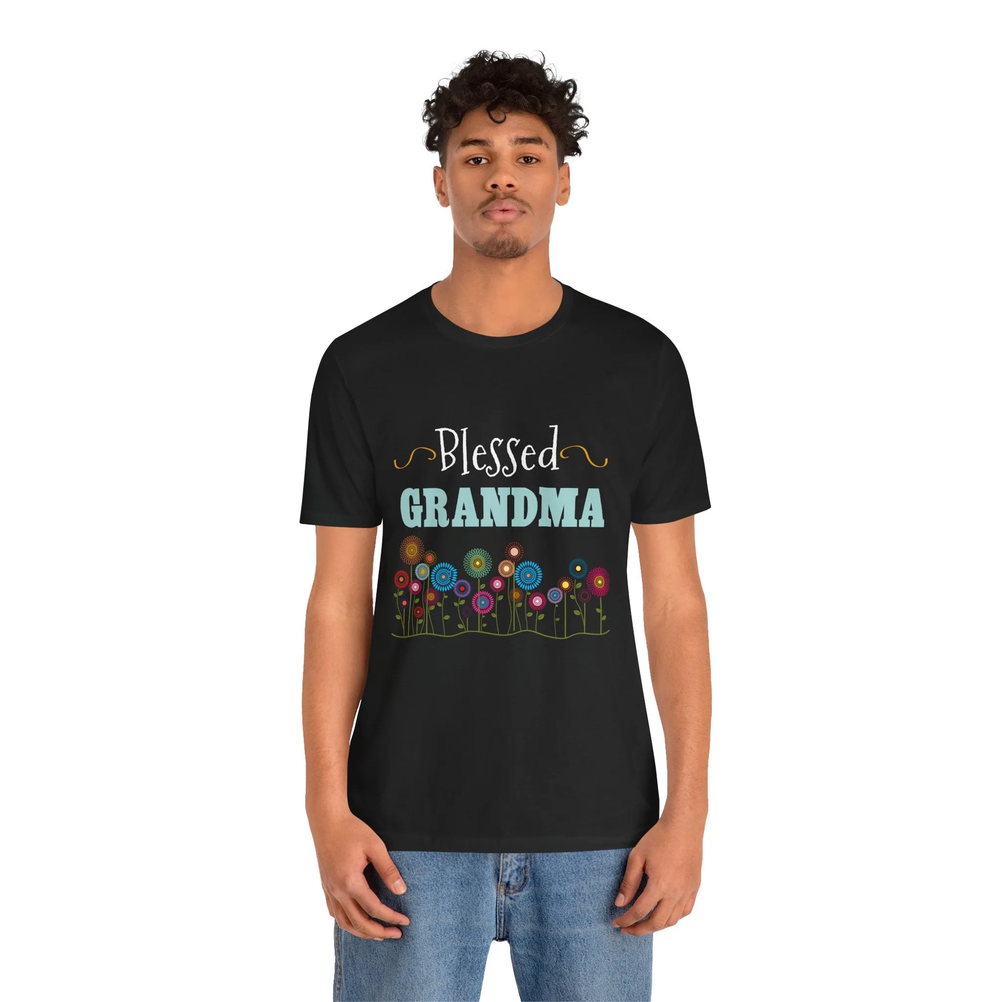 BLESSED GRANDMA - Jersey Tee - 10 COLORS - Sizes to 3 XL