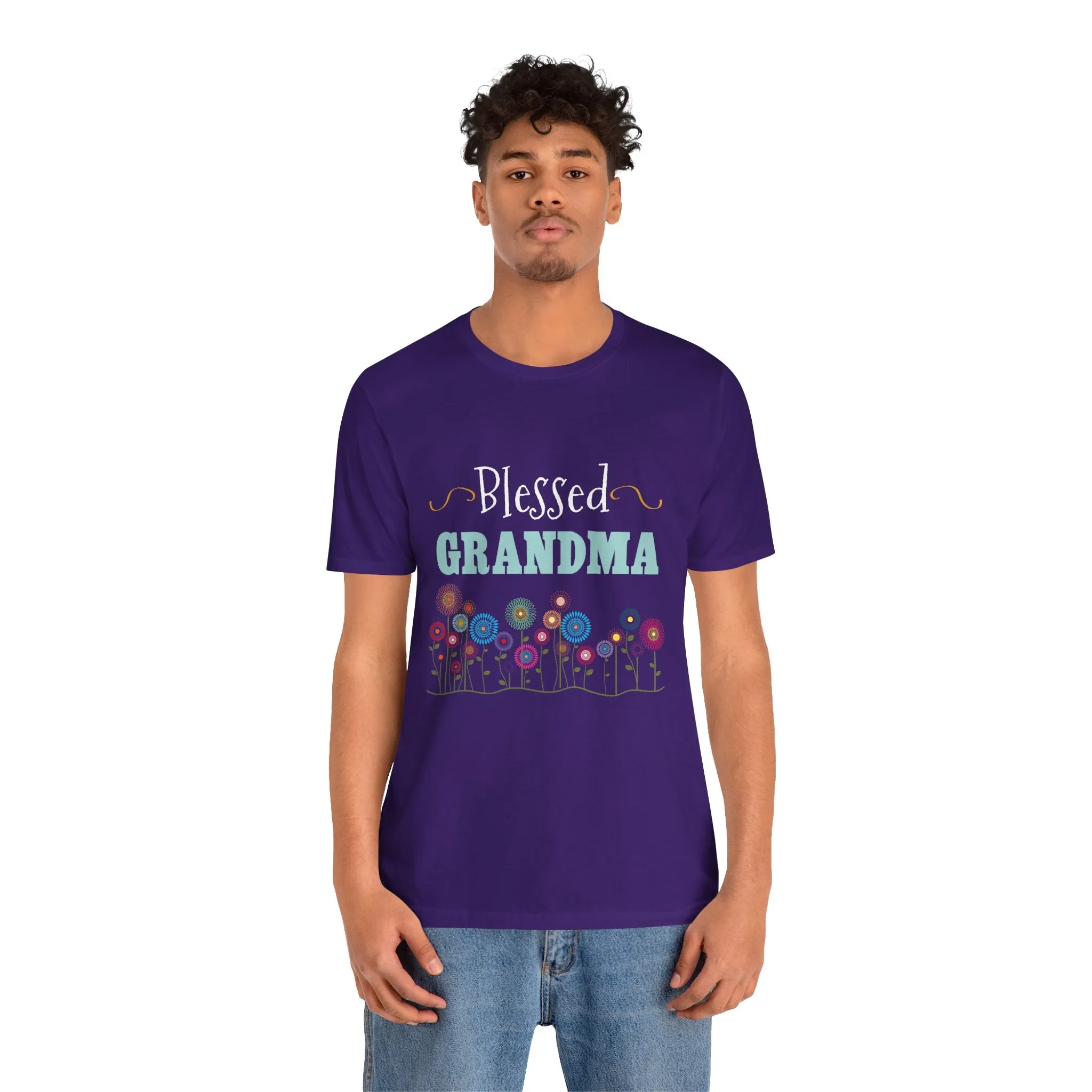 BLESSED GRANDMA - Jersey Tee - 10 COLORS - Sizes to 3 XL