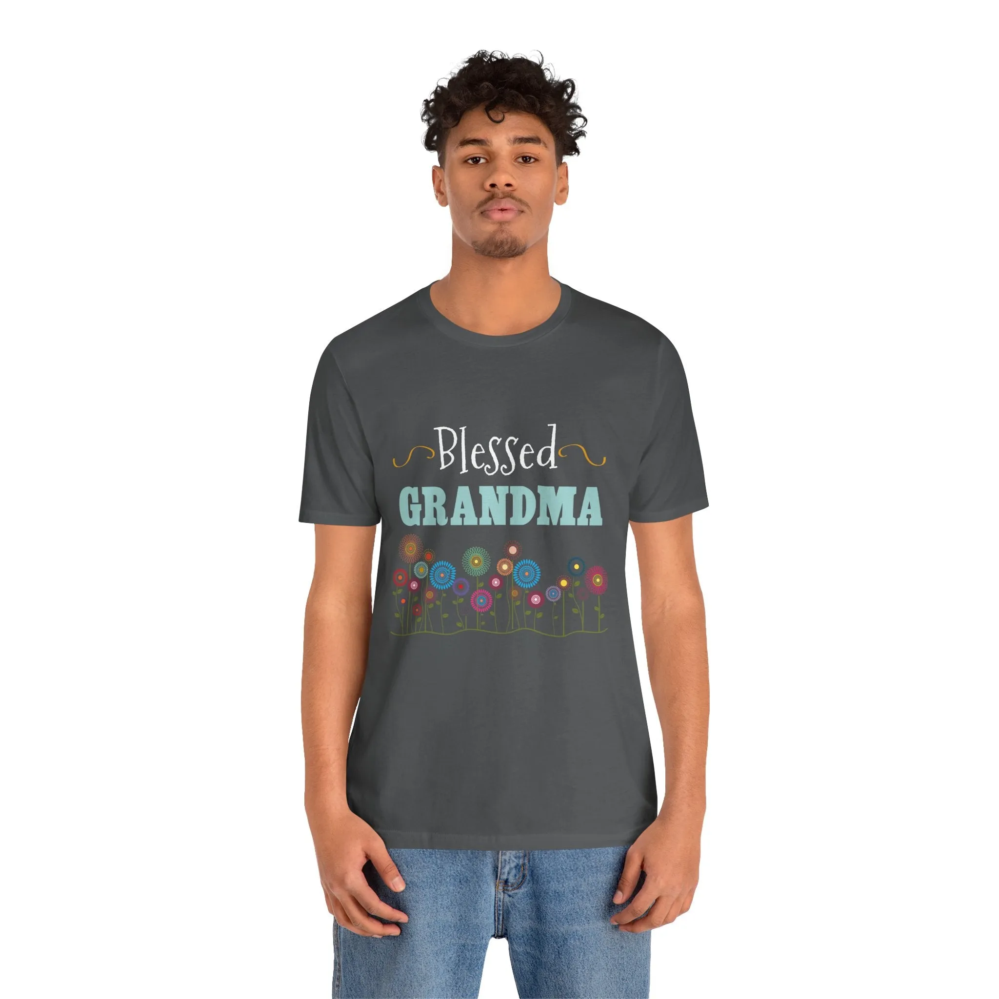 BLESSED GRANDMA - Jersey Tee - 10 COLORS - Sizes to 3 XL