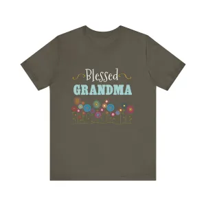 BLESSED GRANDMA - Jersey Tee - 10 COLORS - Sizes to 3 XL