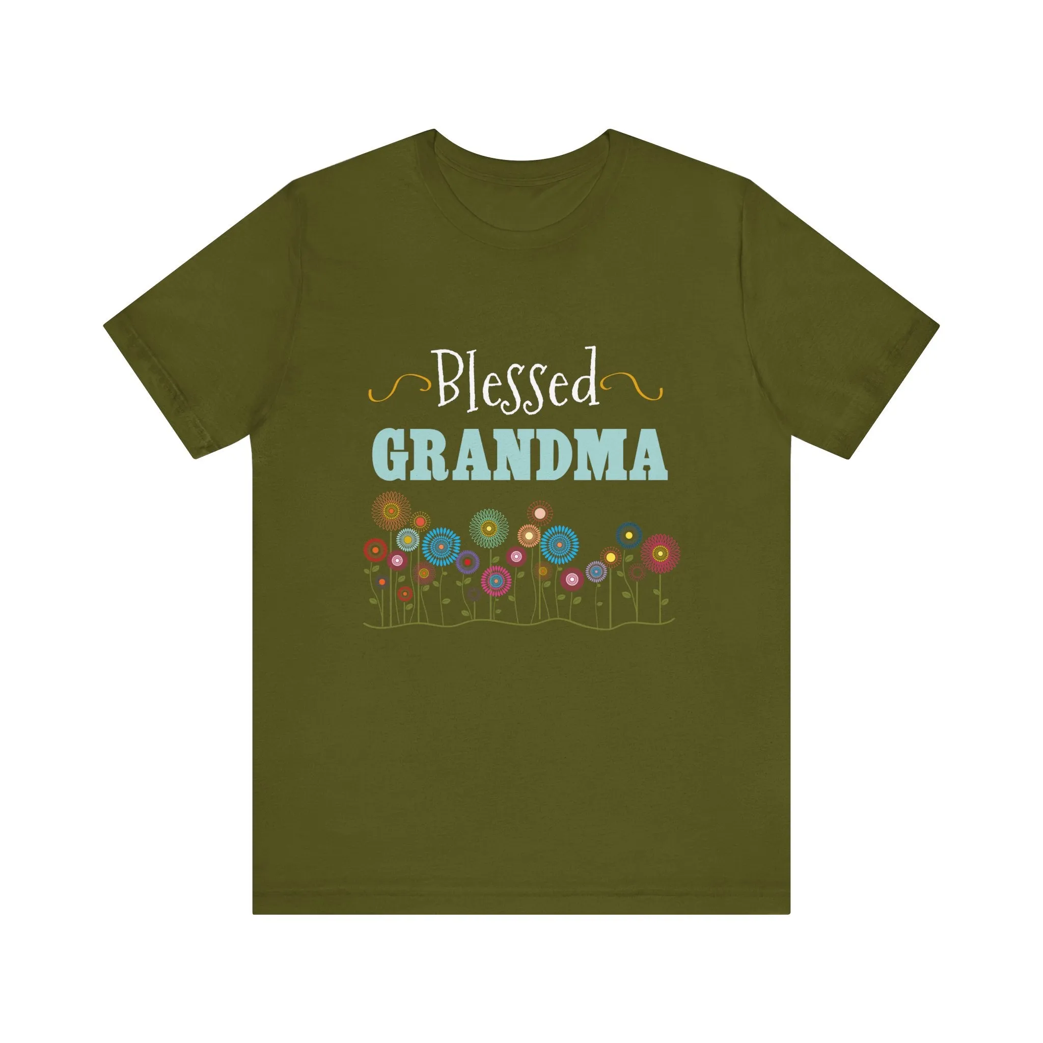 BLESSED GRANDMA - Jersey Tee - 10 COLORS - Sizes to 3 XL