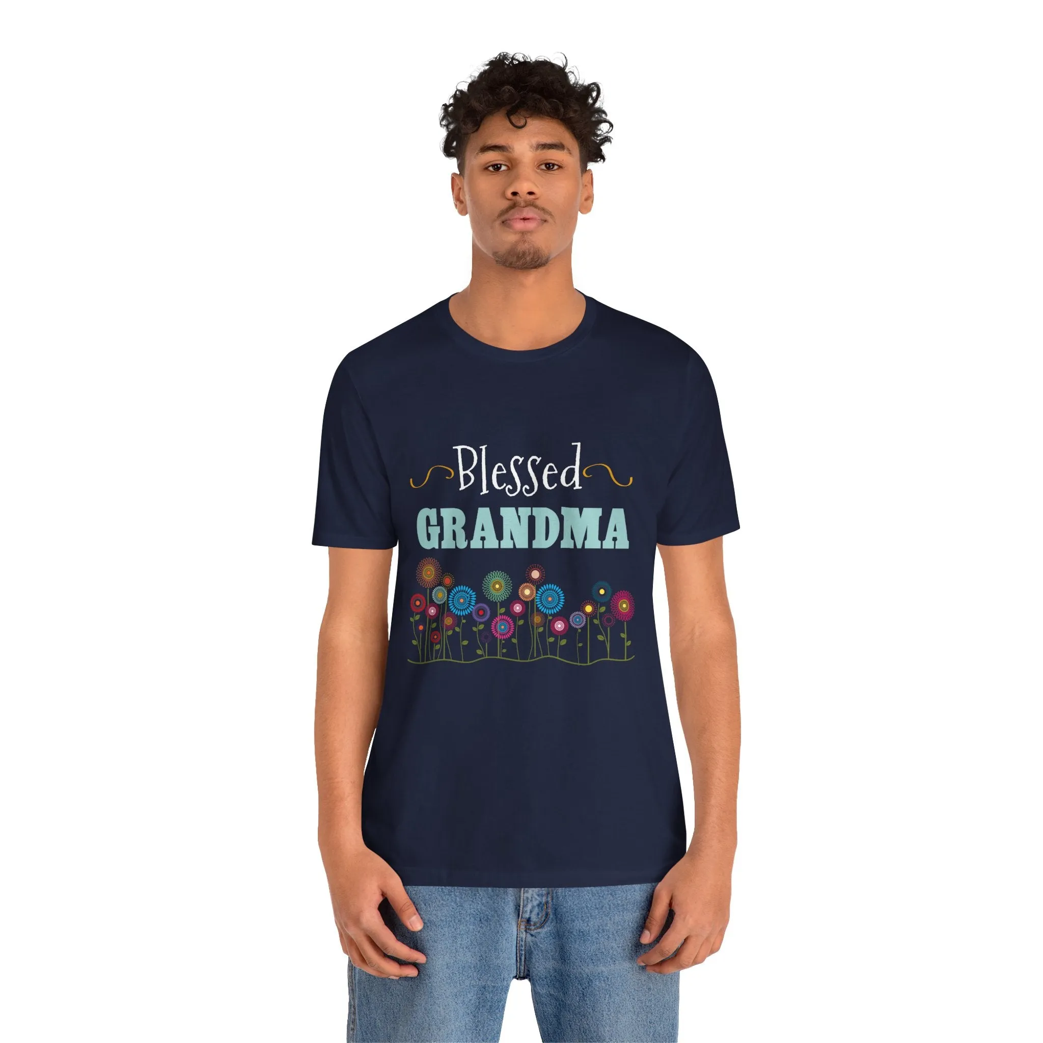 BLESSED GRANDMA - Jersey Tee - 10 COLORS - Sizes to 3 XL