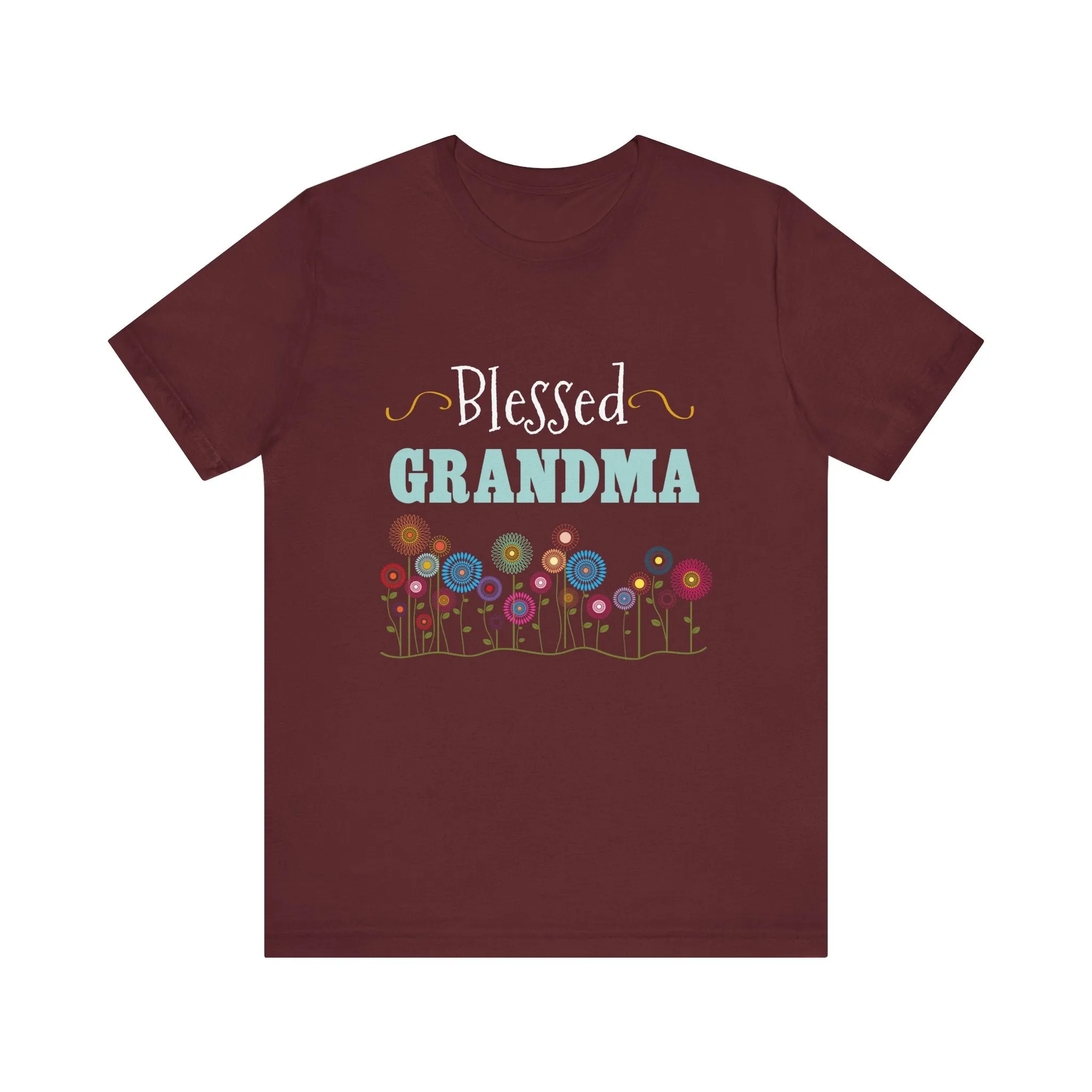 BLESSED GRANDMA - Jersey Tee - 10 COLORS - Sizes to 3 XL