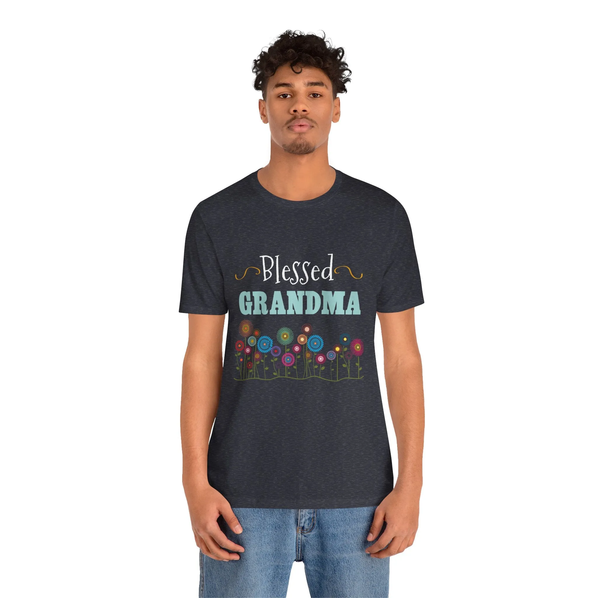 BLESSED GRANDMA - Jersey Tee - 10 COLORS - Sizes to 3 XL